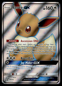 2020 Pokemon Sun & Moon Promo SM242 Eevee-GX Light Play