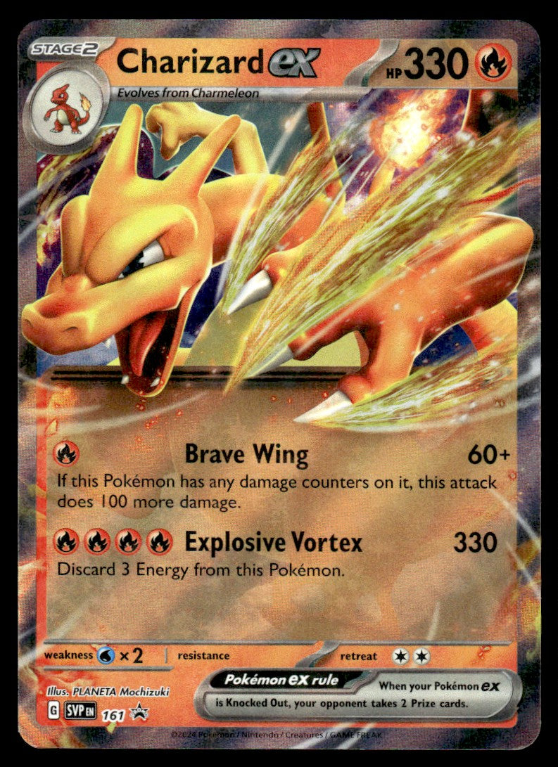 2024 Pokemon Scarlet & Violet Promos 161 Charizard ex Near Mint