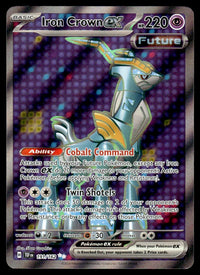 2024 Pokemon Scarlet & Violet Series - Temporal Forces 191 Iron Crown ex Near Mint