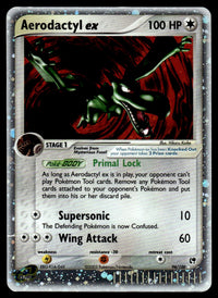 2003 Pokemon EX - Sandstorm 94 Aerodactyl ex Heavy Play