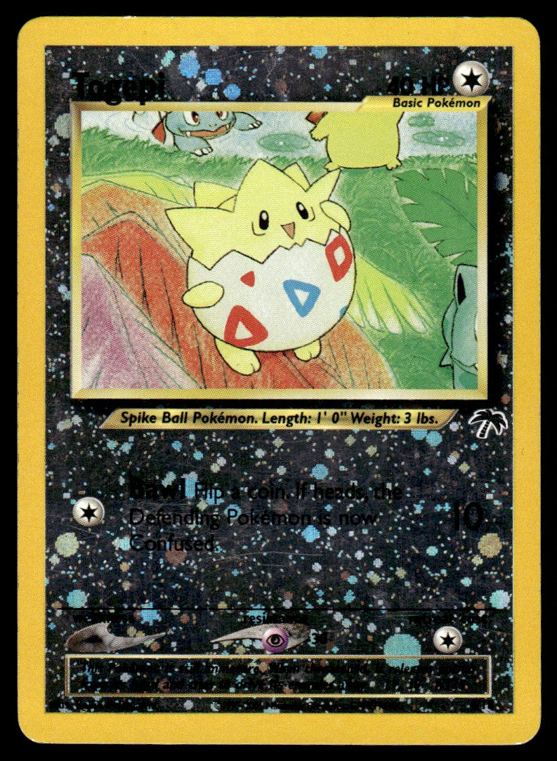 2001 Pokemon Southern Islands 4 Togepi Heavy Play