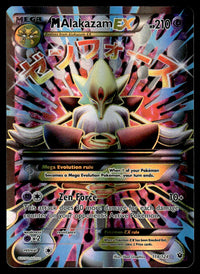 2016 Pokemon XY - Fates Collide 118 M Alakazam-EX Heavy Play