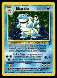 2000 Pokemon Classic - Base Set 2 2 Blastoise Heavy Play