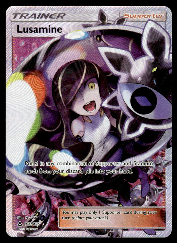 2018 Pokemon Ultra Prism 153/156 Lusamine Near Mint