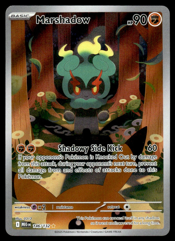 2025 Pokemon Mega Evolution 146/132 Marshadow Near Mint
