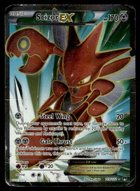 2016 Pokemon XY - BREAKpoint 119 Scizor-EX Damaged
