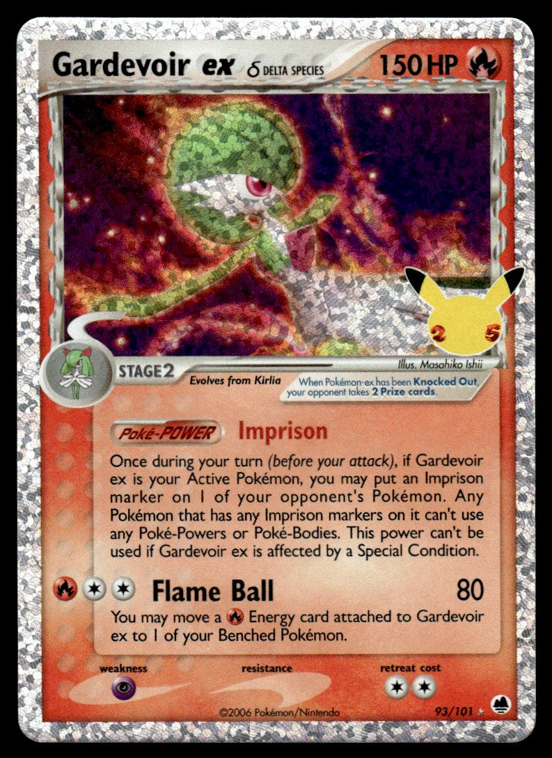 2021 Pokemon Celebrations 93 Gardevoir EX Near Mint