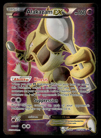 2016 Pokemon XY - Fates Collide 117 Alakazam-EX Heavy Play