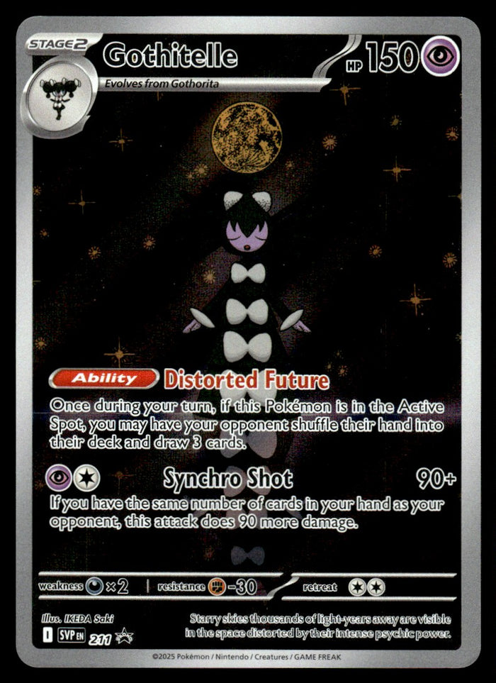 2025 Pokemon Scarlet & Violet Promos 211 Gothitelle Near Mint