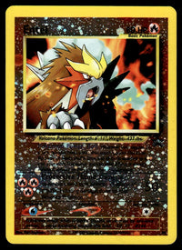 2001 Pokemon Promos - Wizards Black Star 34 Entei Light Play