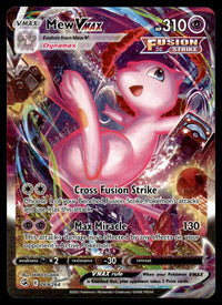 2021 Pokemon Fusion Strike 269/264 Mew VMAX Near Mint