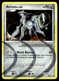 2009 Pokemon Diamond & Pearl Series AR9 Arceus lv. 100 Light Play