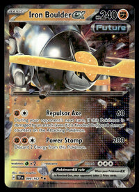 2024 Pokemon Scarlet & Violet - Temporal Forces 099/162 Iron Boulder ex Near Mint