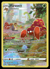 2022 Pokemon Sword & Shield Series - Lost Origin - Trainer Gallery TG1 Parasect Near Mint