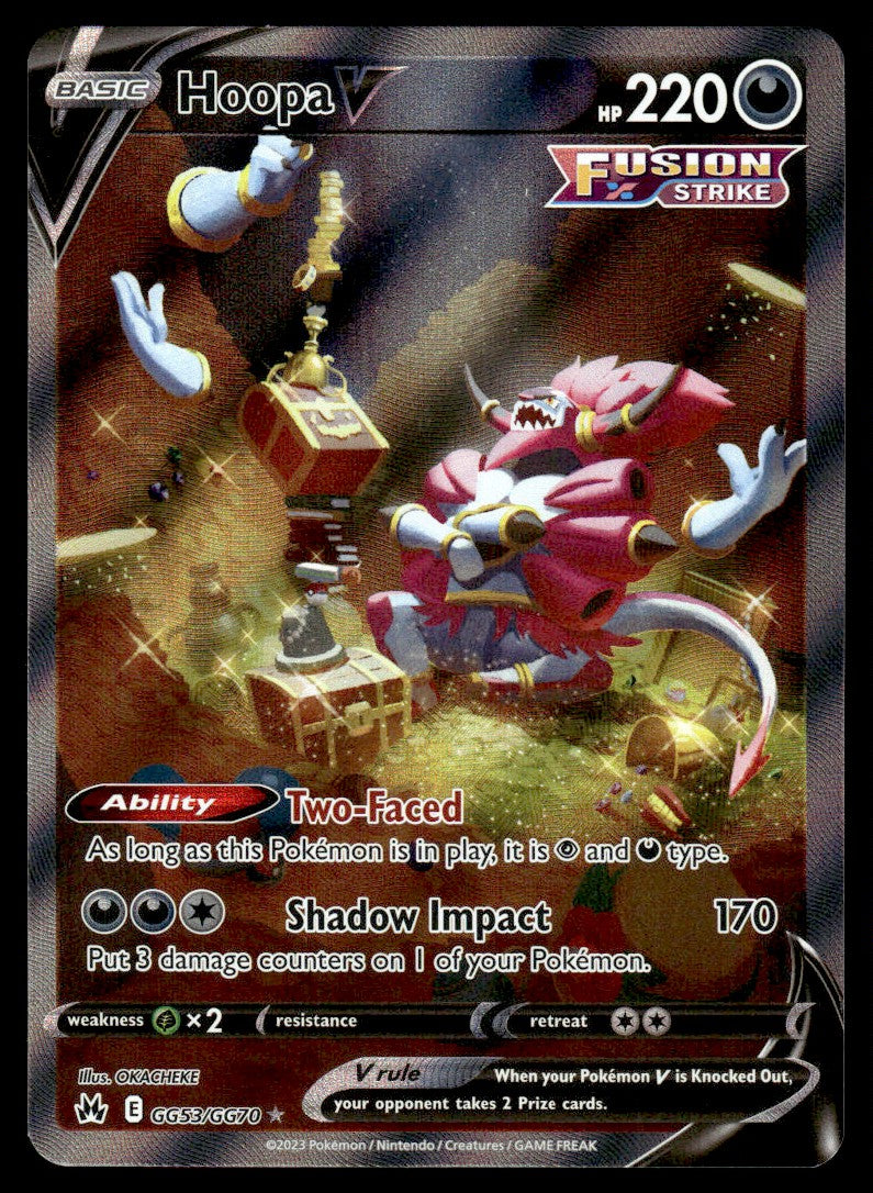 2023 Pokemon Sword & Shield Series - Crown Zenith - Galarian Gallery GG53 Hoopa V Near Mint