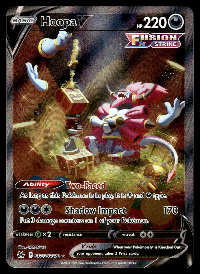 2023 Pokemon Sword & Shield Series - Crown Zenith - Galarian Gallery GG53 Hoopa V Near Mint