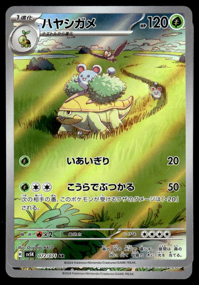 2024 Pokemon Japanese 072/071 Grotle Near Mint
