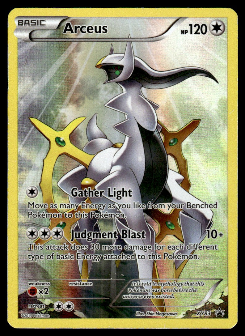 2015 Pokemon XY Promos XY83 Arceus Light Play