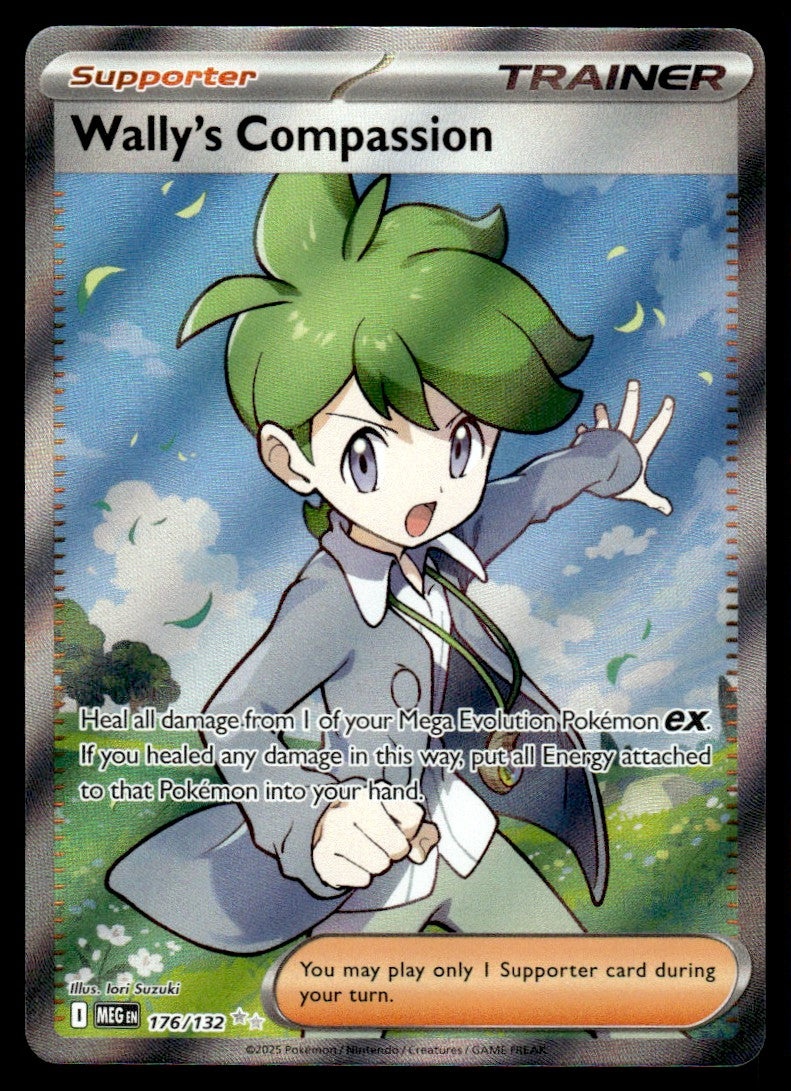 2025 Pokemon Mega Evolutions 176 Wally's Compassion Near Mint
