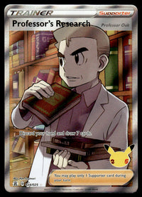 2021 Pokemon Sword & Shield - Celebrations 024 Professor’s Research Near Mint