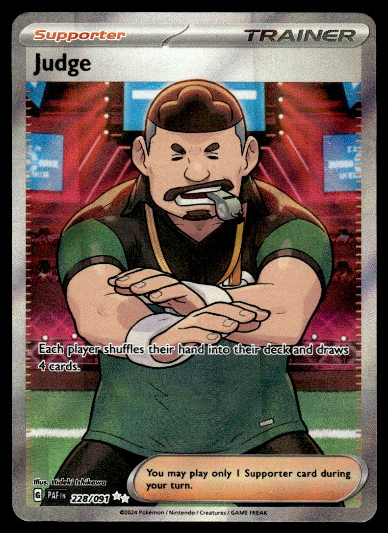 2024 Pokemon Scarlet & Violet Series - Paldean Fates 228 Judge Near Mint