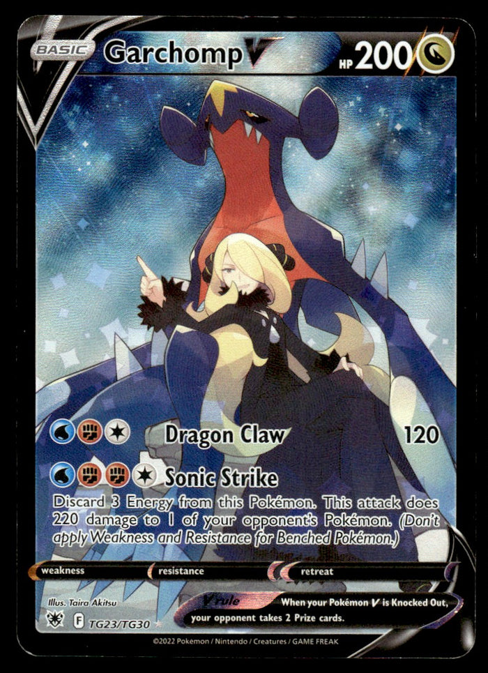 2022 Pokemon Sword & Shield - Astral Radiance TG23 Garchomp V Heavy Play