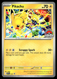 2025 Pokemon Scarlet & Violet Series 225 Pikachu Light Play
