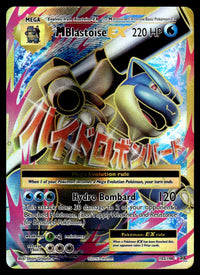 2016 Pokemon XY - Evolutions 102 M Blastoise-EX Heavy Play