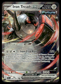 2024 Pokemon Scarlet & Violet - Paldean Fates 066/091 Iron Treads ex Near Mint