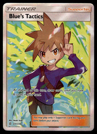 2019 Pokemon Unified Minds 231/236 Blue's Tactics Near Mint