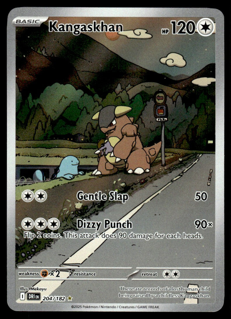 2025 Pokemon Scarlet & Violet Series - Destined Rivals 204 Kangaskhan Near Mint