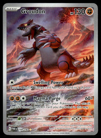 2023 Pokemon Paradox Rift 199/182 Groudon Light Play