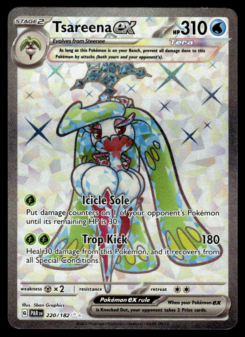 2023 Pokemon Paradox Rift 220/182 Tsareena ex Near Mint