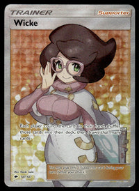 2017 Pokemon Sun & Moon - Burning Shadows 147/147 Wicke Light Play