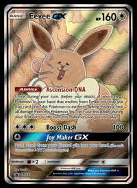 2019 Pokemon Sun & Moon Series SM233 Eevee gx Heavy Play
