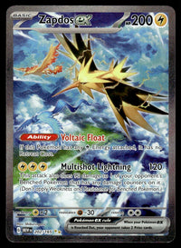 2023 Pokemon 151 202/165 Zapdos ex Near Mint