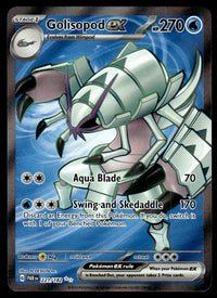 2023 Pokemon Paradox Rift 221/182 Golisopod ex Near Mint