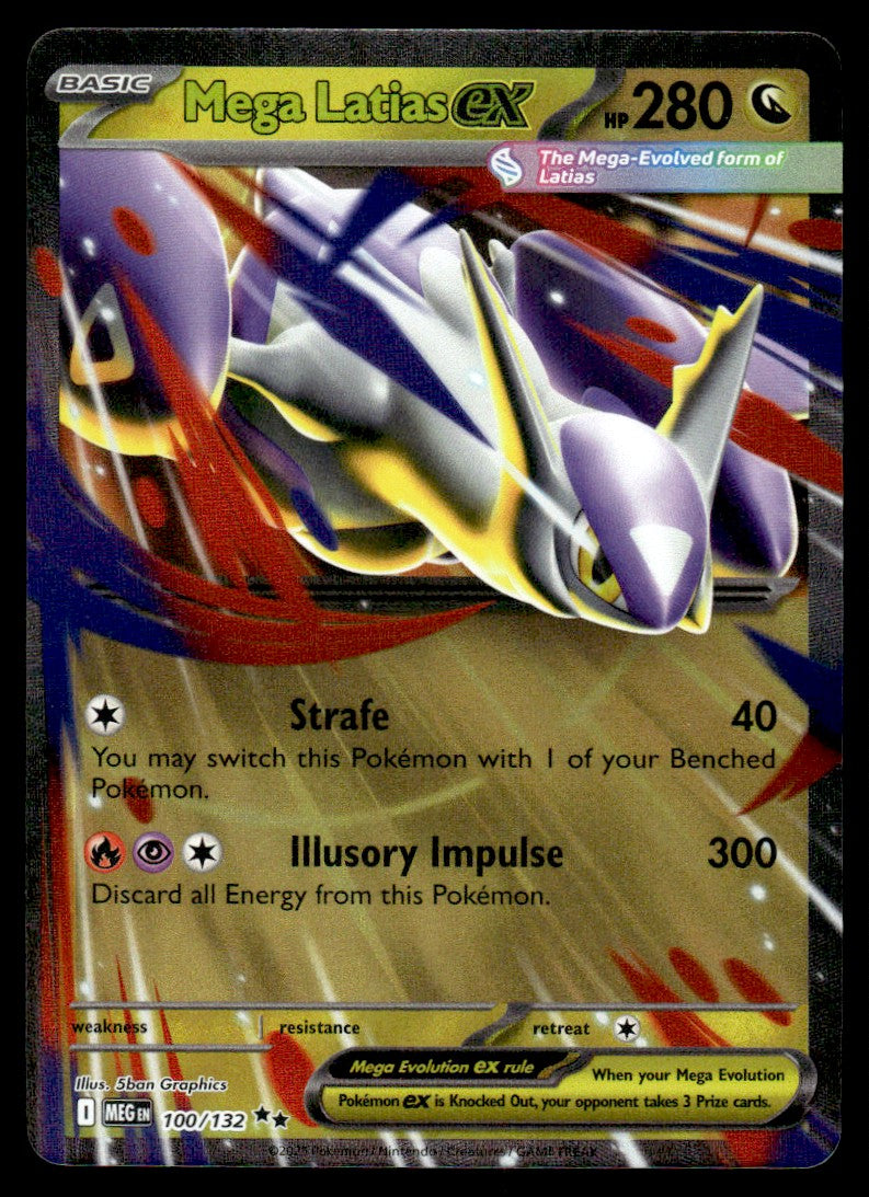2025 Pokemon Mega Series - Japanese Sets Mega Symphonia 100 Mega Latias ex Near Mint