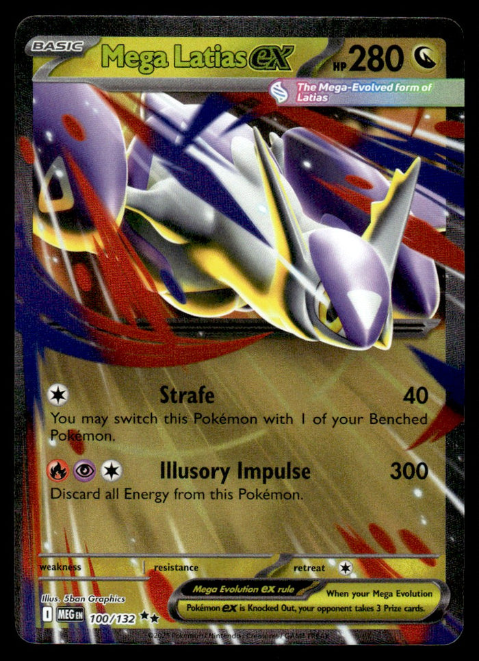 2025 Pokemon Mega Series - Japanese Sets Mega Symphonia 100 Mega Latias ex Near Mint