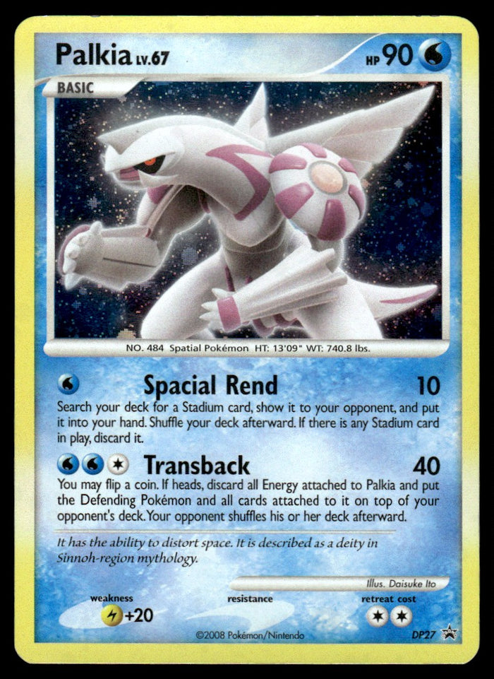 2008 Pokemon Diamond & Pearl, Promos - Diamond & Pearl Promos DP27 Palkia Heavy Play
