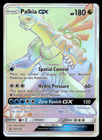 2018 Pokemon Ultra Prism 165 Palkia-GX Light Play