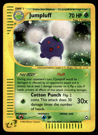 2002 Pokemon E-Card - Aquapolis H13/H32 Jumpluff Heavy Play