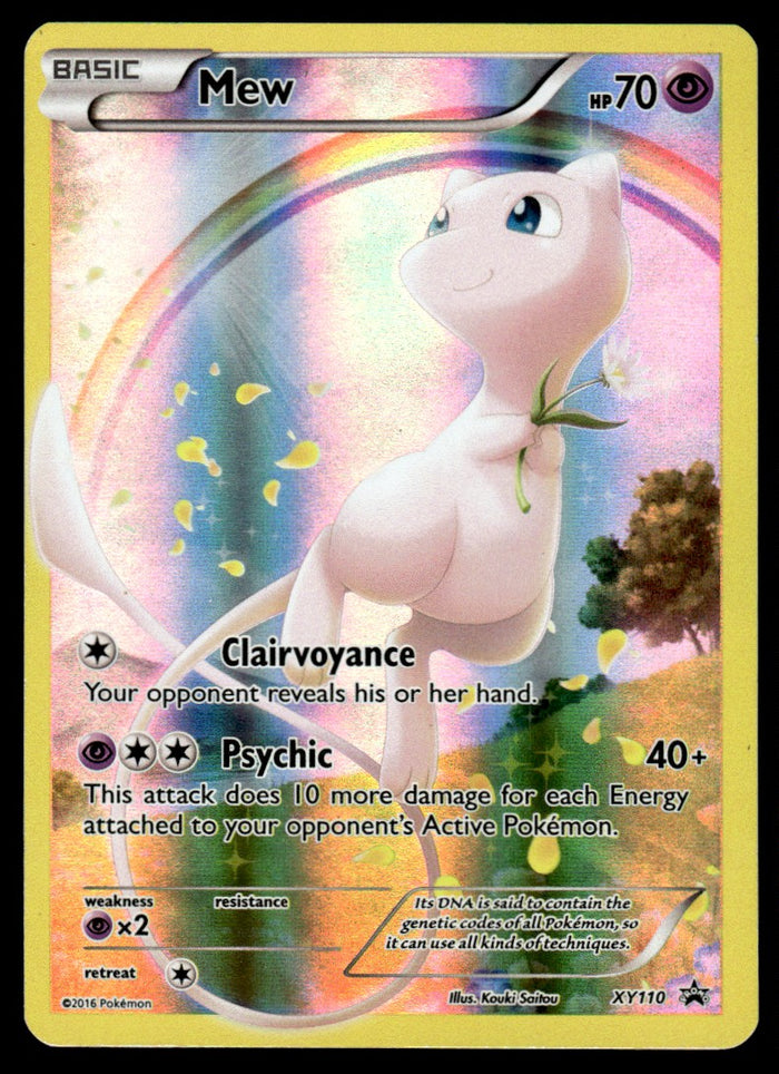 2016 Pokemon XY, Promos - XY Promos XY110 Mew Heavy Play
