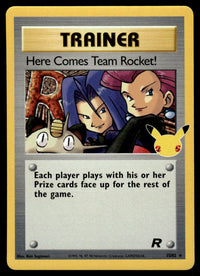 2021 Pokemon Celebrations 15 Here Comes Team Rocket! Near Mint