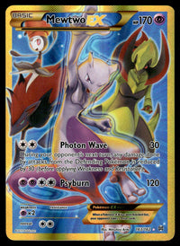 2015 Pokemon XY - BREAKthrough 163/162 Mewtwo EX Heavy Play