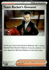 2025 Pokemon Scarlet & Violet Series - Destined Rivals 174 Team Rocket's Giovanni Near Mint