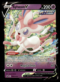 2022 Pokemon Sword & Shield Promos SWSH202 Sylveon V Light Play