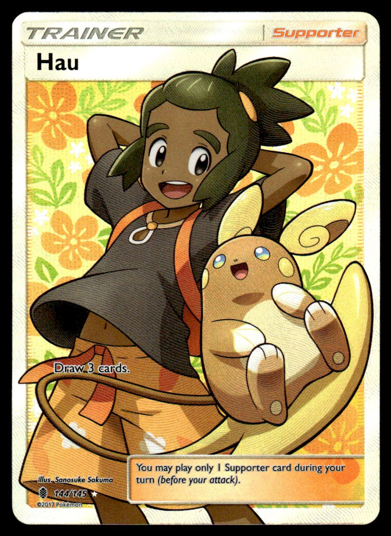 2017 Pokemon Sun & Moon - Guardians Rising 144 Hau Light Play
