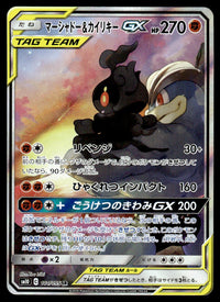 2019 Pokemon Japanese 101/095 Marshadow & Machamp-GX Light Play