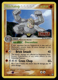 2007 Pokemon Ex Power Keepers Reverse Holo 11/108 Machamp Heavy Play